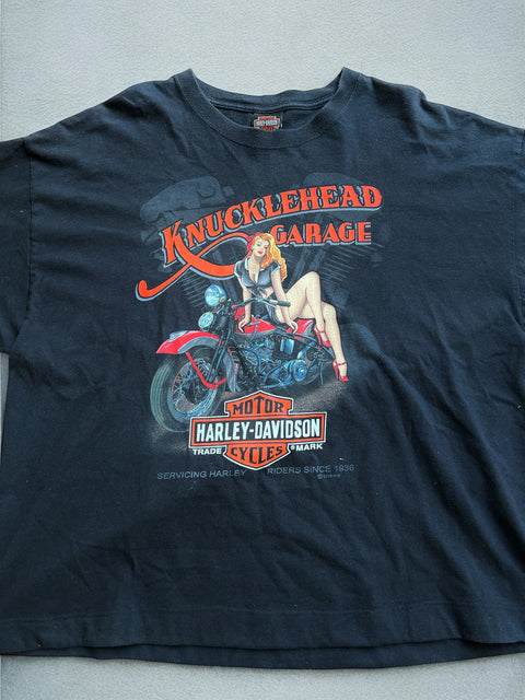 VINTAGE HARLEY DAVIDSON “KNUCKLEHEAD GARAGE” TEE