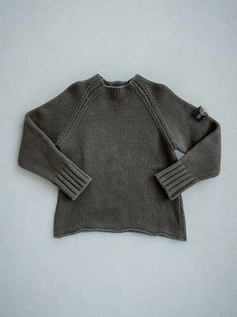 AW2000 VINTAGE STONE ISLAND HEAVY WOOL KNIT SWEATER